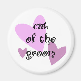 Aimant Chat du marié