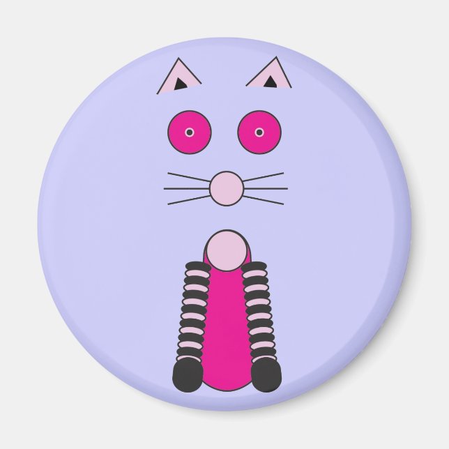 Aimant Chat fantaisie (Devant)
