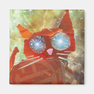 Aimant Chat-feu