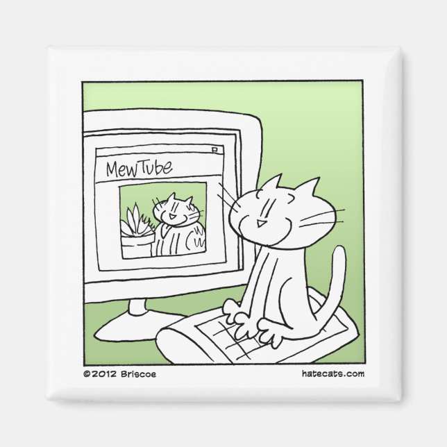 Aimant Chat Internet (Devant)