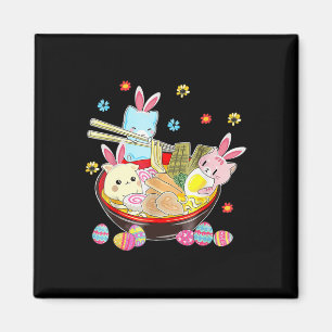 Aimant Chat Lapin Oreilles Ramen Kawaii Jour de Pâques Am