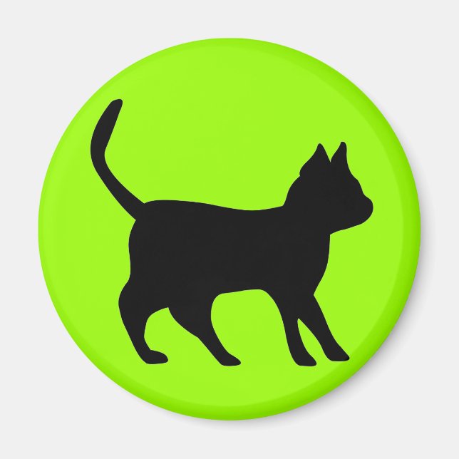 Aimant Chat noir (Devant)