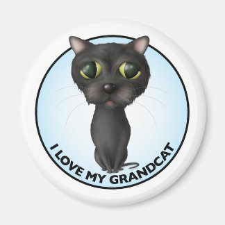 Aimant Chat noir - Grand chat