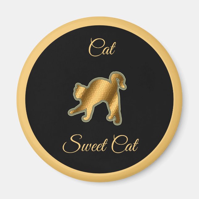 Aimant Chat sucré (Devant)