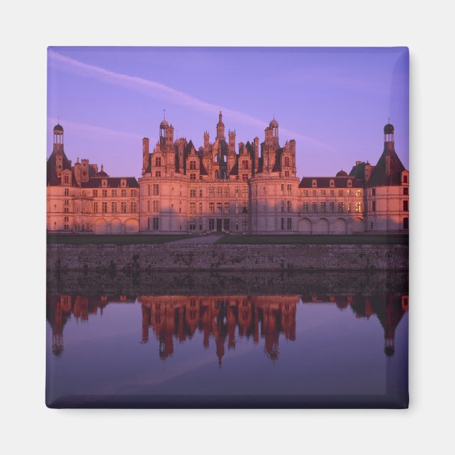 Aimant Château Chambord au coucher du soleil, Vallée de l (Devant)
