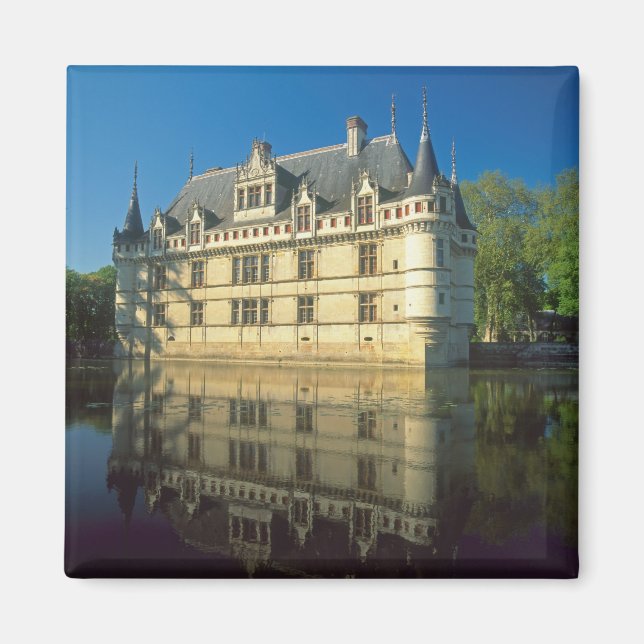 Aimant Château d'Azay-le-Rideau, Indre-et-Loire, (Devant)