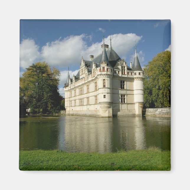 Aimant Château d'Azay-le-Rideau, Indre-et-Loire, 2 (Devant)