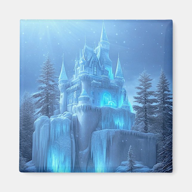 Aimant Château de glace de l'aimant des rêves gelés (Devant)
