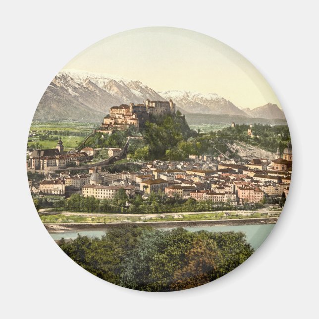 Aimant Château de Hohensalzburg, Salzbourg, Autriche (Devant)