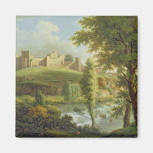 Aimant Château de Ludlow avec Dinham Weir, du sud-ouest