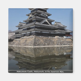 Aimant Château de Matsumoto, Matsumoto, dans les Alpes