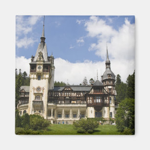 Aimant Château de Peles du 18ème siècle, Sinaia, Roumanie