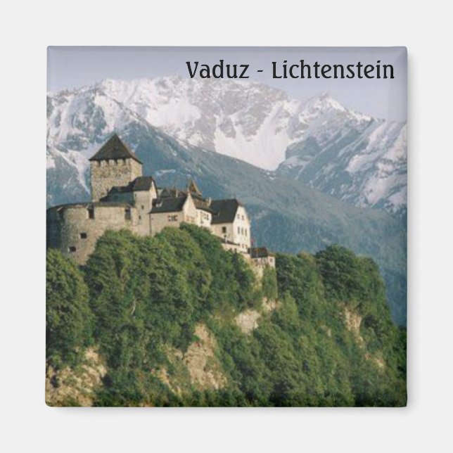 Aimant Château de Vaduz - Lichtenstein (Devant)