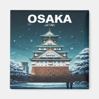 Château d'Osaka Japon hiver