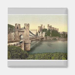 Aimant Château et pont suspendu, Conway (c.-à-d. Conwy)