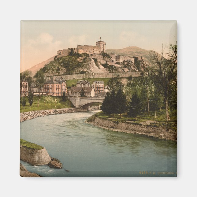 Aimant Château Fort de Lourdes, Lourdes, France (Devant)