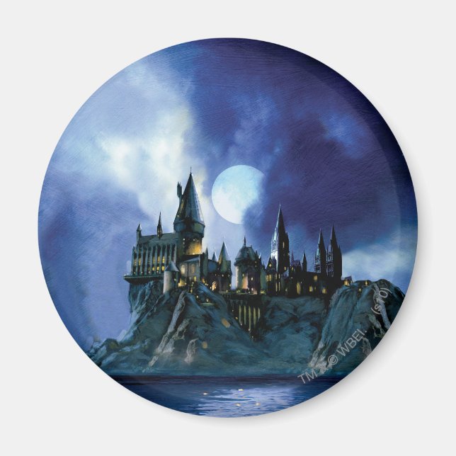 Aimant Château Harry Potter | Hogwarts à la nuit (Devant)