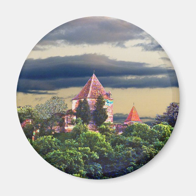 Aimant château médiéval (Devant)