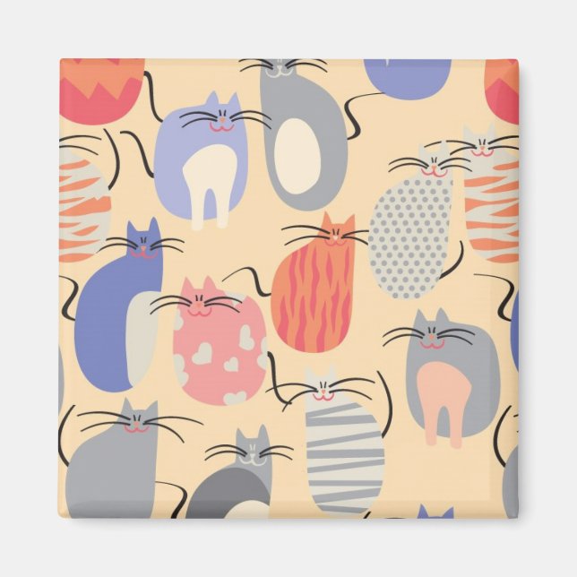 Aimant Chats (Devant)