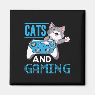 Aimant Chats Et Jeux Pour Le Jeu Vidéo Amoureux des chats