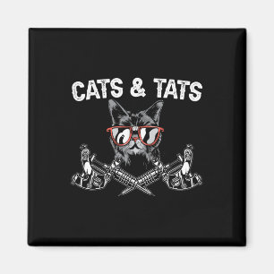 Aimant Chats Et Tats Encaissant Tatouage Adulte Tatouage 