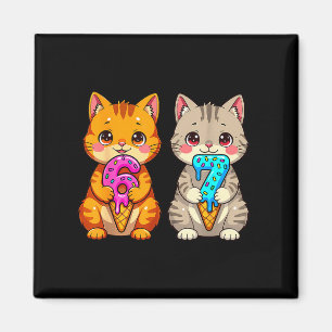 Aimant Chats Mignons Kawaii Neko 67 Drip Mème Drôle Six S
