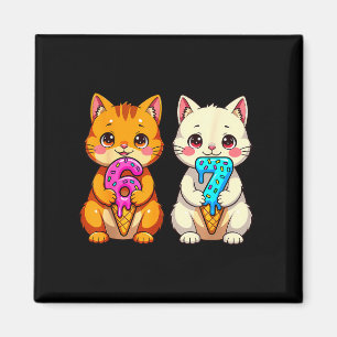 Aimant Chats Neko Mignons Kawaii 67 Drip Meme Drôle Six S