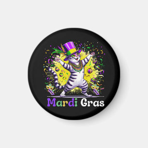Aimant Chats Petit Chat Mardi Gras Fête de Carnaval