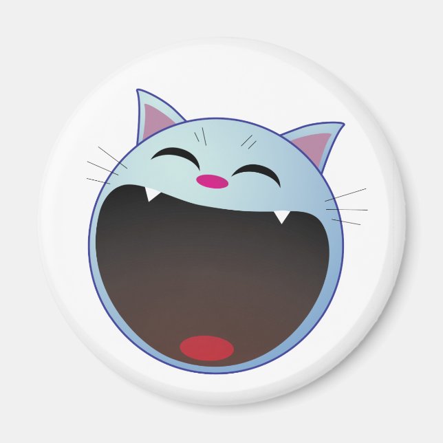 Aimant chatte riant (Devant)