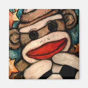 Aimant Chaussette-heu singe