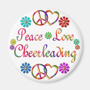 AIMANT CHEERLEADING D'AMOUR DE PAIX