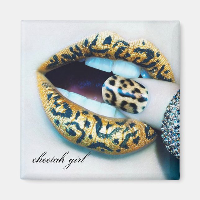 Aimant Cheetah Girl (Devant)