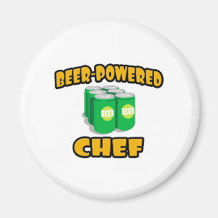 Aimant Chef à la bière