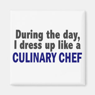 Aimant Chef culinaire au cours de la journée