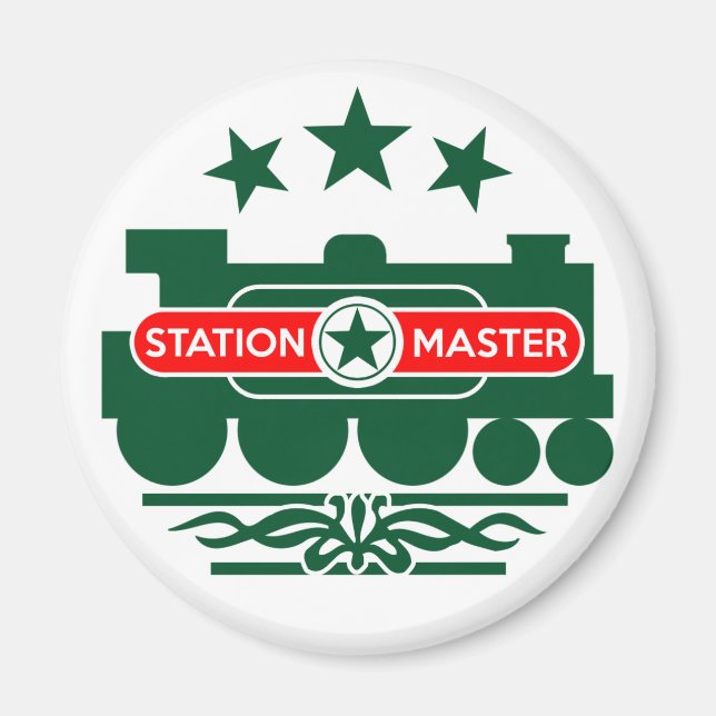 Aimant Chef de station (Devant)