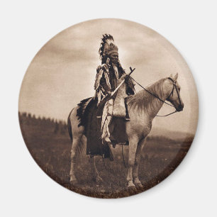 Aimant Chef indien vintage de guerre