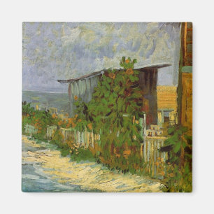 Aimant Chemin de Montmartre et Tournesols par Vincent van