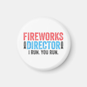 Aimant Chemineau de Feu d'Artifice T-Shirt 4 Juillet T-Sh