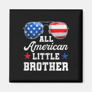 Aimant chemise assortie pour famille du 14 juillet améric