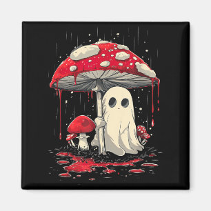 Aimant Chemise Cottagecore Halloween Fantôme Champignon S