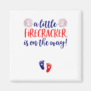 Aimant Chemise d'annonce de grossesse pour femmes 4 juill