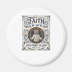Aimant Chemise d'art d'écriture de journal de Bible de Jé