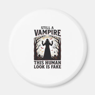 Aimant Chemise de costume de vampire drôle d'Halloween dé