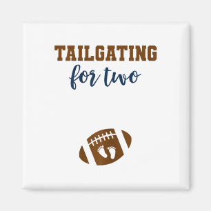 Aimant Chemise de déclaration de grossesse de football fé