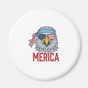 Aimant Chemise de gravure vintage Merica Eagle patriotiqu