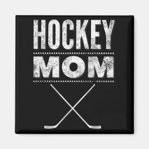 Aimant Chemise de mère de hockey pour la fête des mères
