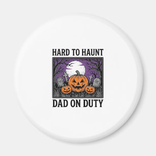 Aimant Chemise de papa Halloween difficile à hanter drôle