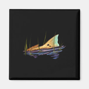 Aimant Chemise de pêche au poisson tambour rouge Redfish 