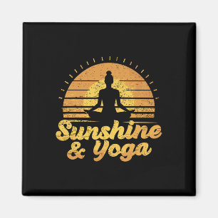 Aimant Chemise de soleil et de yoga pour pratiquant de yo