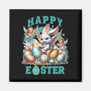 Aimant Chemise du garçon Bunny de Pâques Bysket Girls de 